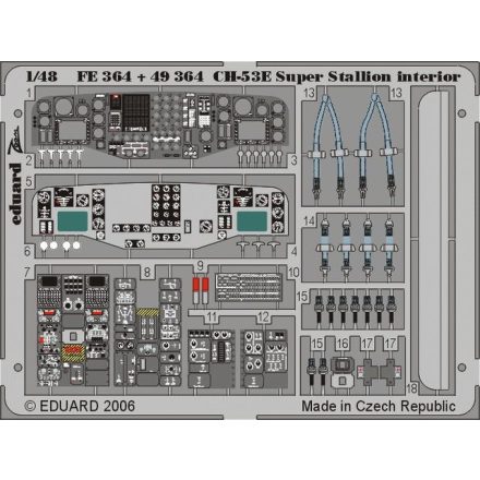 Eduard CH-53E interior (Academy)