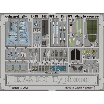 Eduard EF-2000 Typhoon Single Seater (Revell)