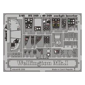 Eduard Wellington Mk.I cockpit interior (Trumpeter)