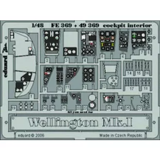   Eduard Wellington Mk.I cockpit interior für Trumpeter Bausatz fotómaratás