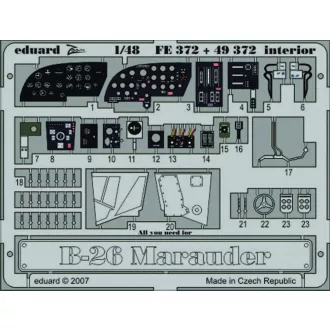 Eduard B-26 Marauder interior Revell/Monogram fotómaratás