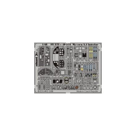 Eduard Wyvern S.4 interior (Trumpeter)