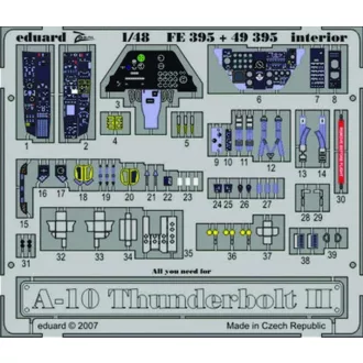 Eduard A-10 Thunderbolt II Interior fotómaratás