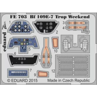 Eduard Bf 109E-7 Trop Weekend for Eduard fotómaratás