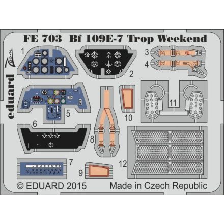 Eduard Bf 109E-7 Trop Weekend (Eduard)