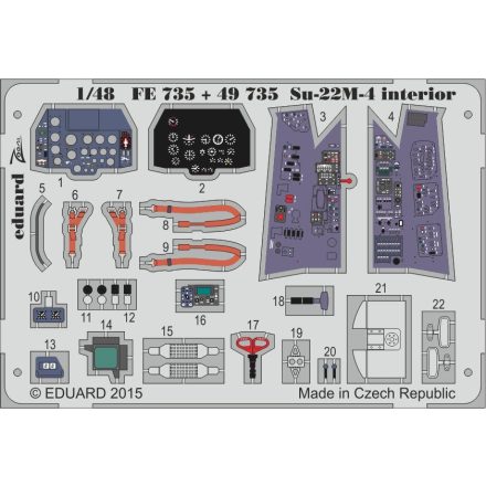 Eduard Su-22M-4 interior (Smer)