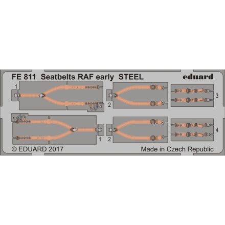 Eduard Seatbelts RAF early STEEL