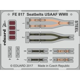 Eduard Seatbelts USAAF WWII STEEL