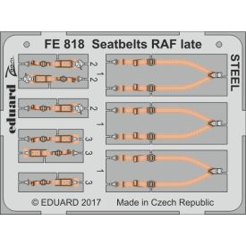 Eduard Seatbelts RAF late STEEL