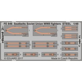 Eduard Seatbelts Soviet Union WW2 fighters STEEL