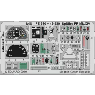Eduard Spitfire FR Mk.XIV for Airfix fotómaratás