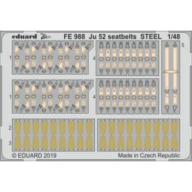 Eduard Ju 52 seatbelts STEEL (Revell)