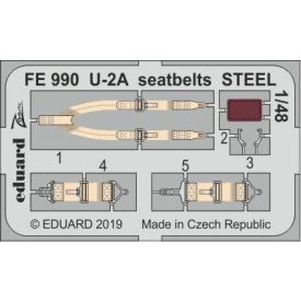 Eduard U-2A seatbelts STEEL (AFV Club)