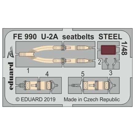 Eduard U-2A seatbelts STEEL (AFV Club)