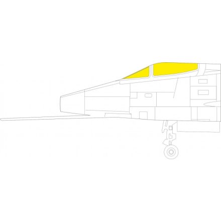 Eduard F-100C (Trumpeter) maszkoló