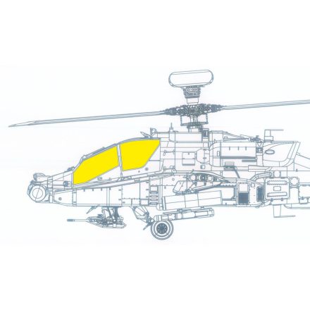 Eduard AH-64E (Takom) maszkoló