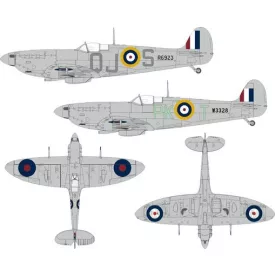   Eduard Spitfire Mk. Vb early British national insignia (Kotare) maszkoló