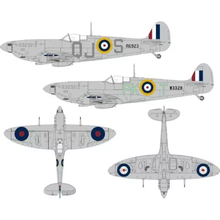 Eduard Spitfire Mk. Vb early British national insignia (Kotare) maszkoló