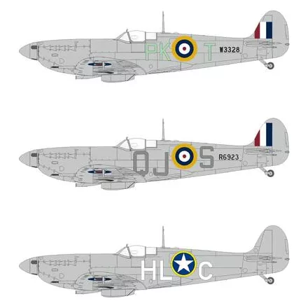 Eduard Spitfire Mk. Vb early code letters (Kotare) maszkoló