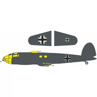 Eduard He 111P-1 national insignia (Revell) maszkoló