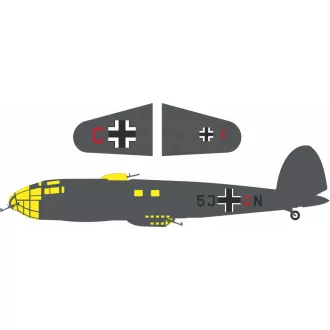 Eduard He 111P-1 code letters (Revell) maszkoló