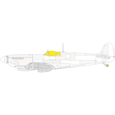 Eduard Spitfire Mk. IXc (Airfix) maszkoló