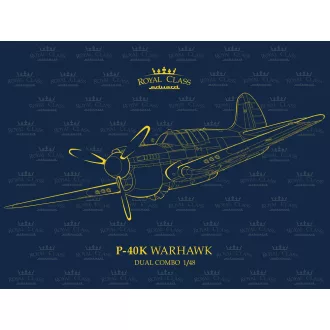   Eduard - P-40K Warhawk Dual Combo Limited Edition repülő makett