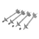 Eduard F/A-18C armament for Eduard / Kinetic műgyanta repülő kiegészítő