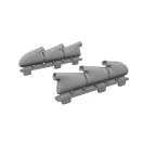 Eduard Spitfire Mk.Vb w/ rounded exhausts for Eduard műgyanta repülő kiegészítő