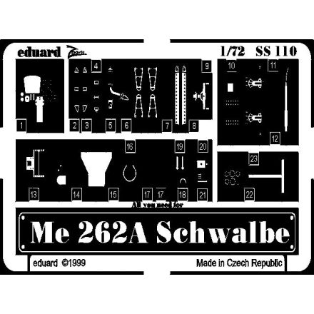 Eduard Me 262A Schwalbe (Revell)