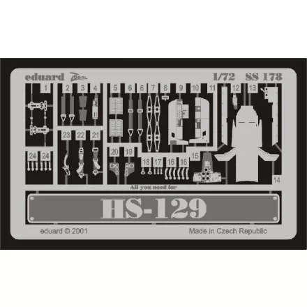 Eduard Hs 129 (Italeri)