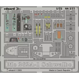 Eduard Me 262A-1 Schwalbe (Hasegawa)