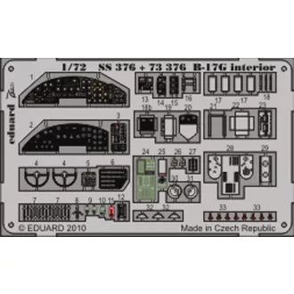 Eduard B-17G interior S.A. for Revell fotómaratás
