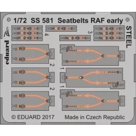Eduard Seatbelts RAF early STEEL