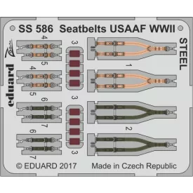 Eduard Seatbelts USAAF WWII STEEL