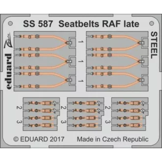 Eduard Seatbelts RAF late STEEL fotómaratás