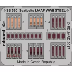 Eduard Seatbelts IJAAF WWII STEEL
