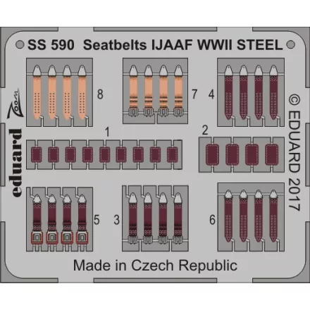 Eduard Seatbelts IJAAF WWII STEEL