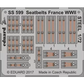 Eduard Seatbelts France WWII STEEL fotómaratás