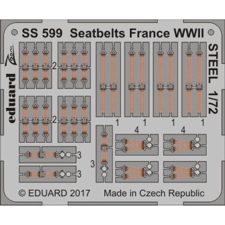 Eduard Seatbelts France WWII STEEL