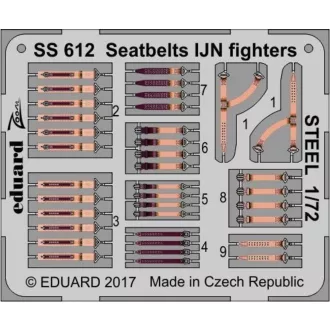 Eduard Seatbelts IJN fighters STEEL fotómaratás
