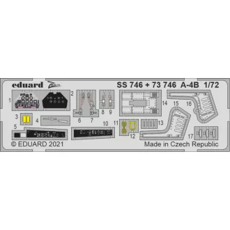 Eduard A-4B for FUJIMI / HOBBY 2000 fotómaratás