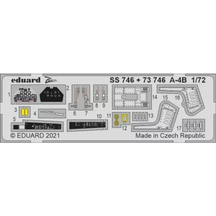 Eduard A-4B (Fujimi, Hobby 2000)