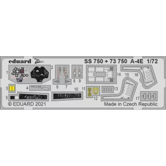 Eduard A-4E for FUJIMI / HOBBY 2000 fotómaratás