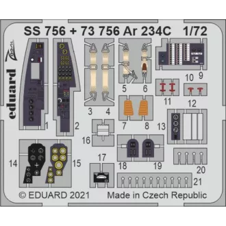 Eduard Ar 234C, for HOBBY 2000 / DRAGON fotómaratás