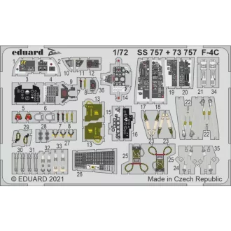 Eduard F-4C, for FINE MOLDS fotómaratás