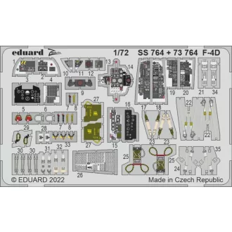Eduard F-4D for FINE MOLDS fotómaratás