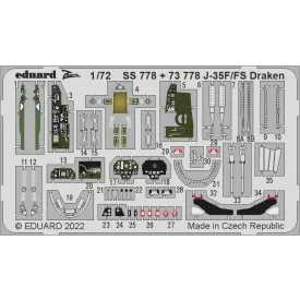 Eduard J-35F/ FS Draken (Hasegawa, Hobby 2000)