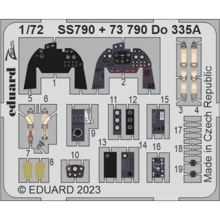 Eduard Do 335A (Hobby 2000, Dragon)