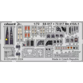 Eduard Me 410A-1 AIRFIX fotómaratás